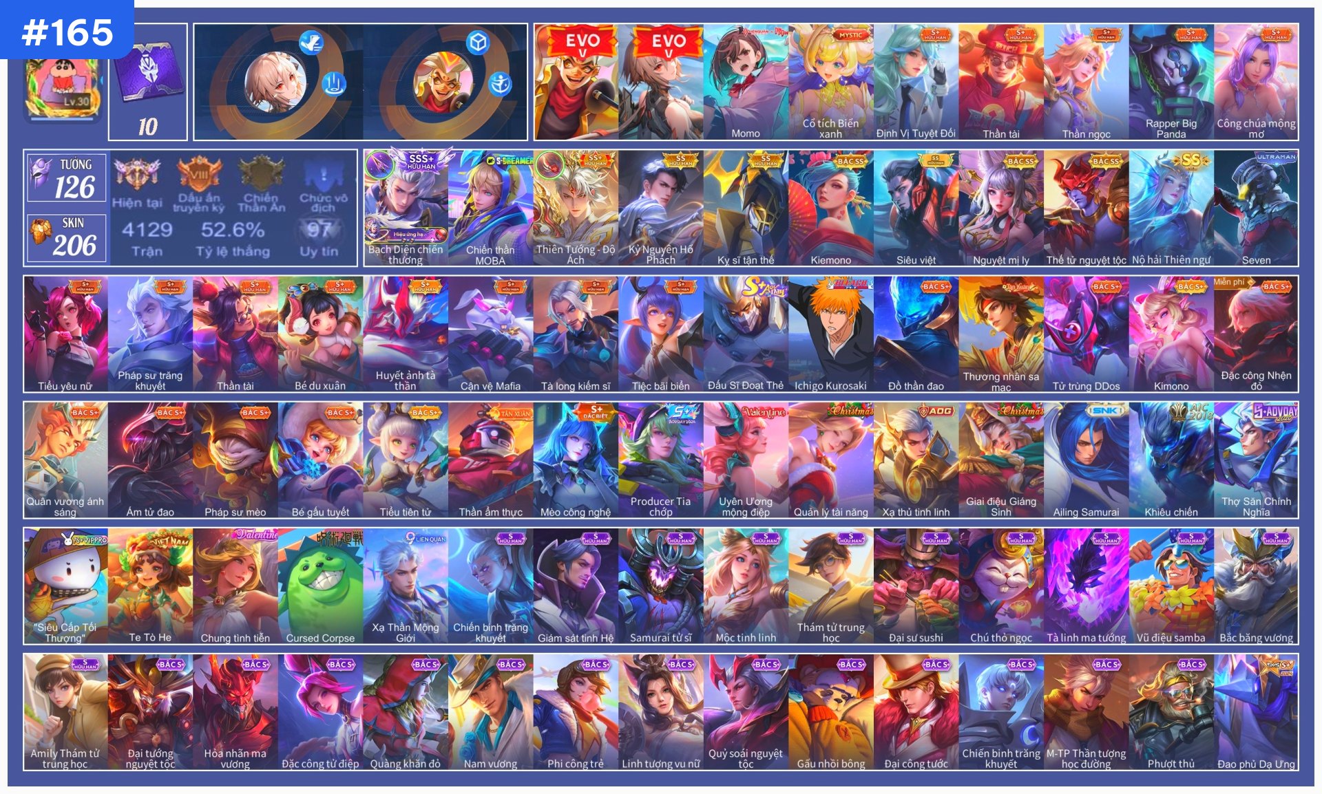 Acc Liên Quân Mobile #165