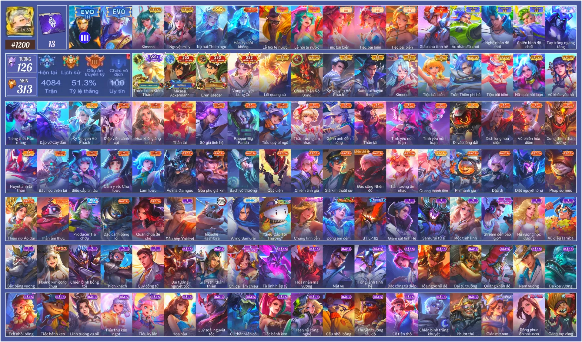 Acc Liên Quân Mobile #63