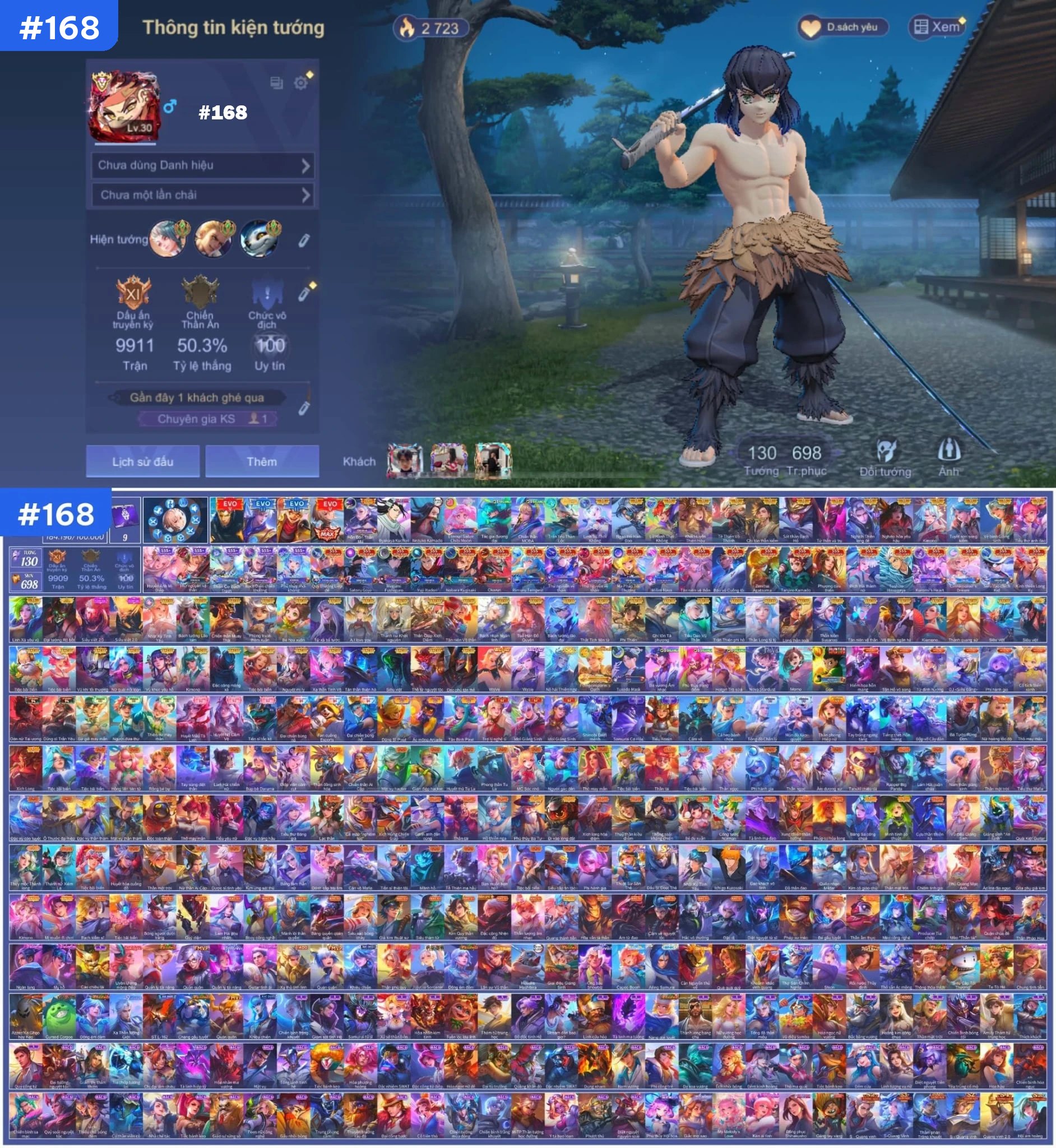 Acc Liên Quân Mobile #168