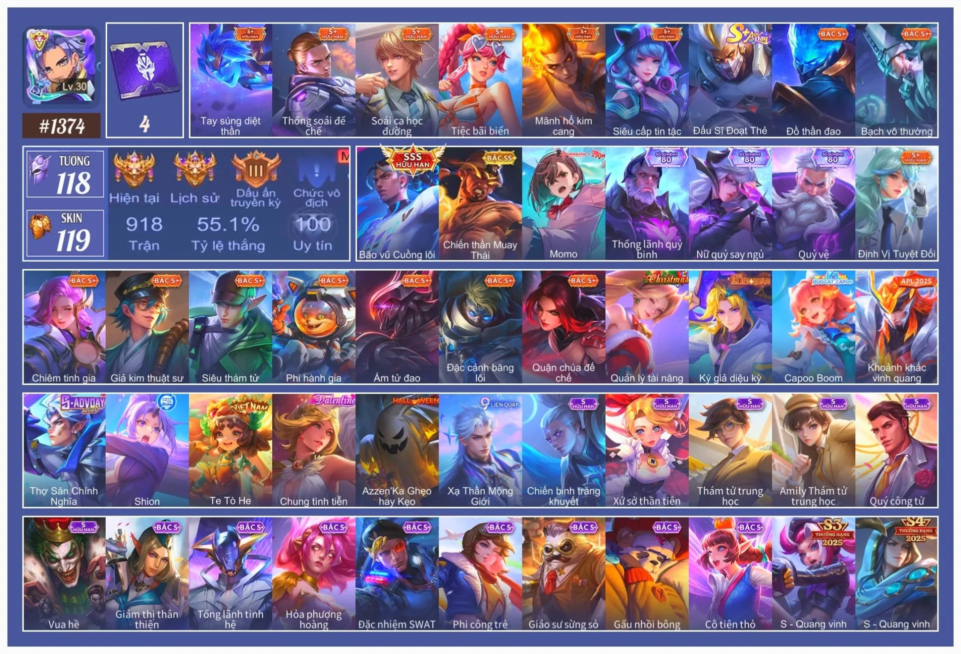 Acc Liên Quân Mobile #79