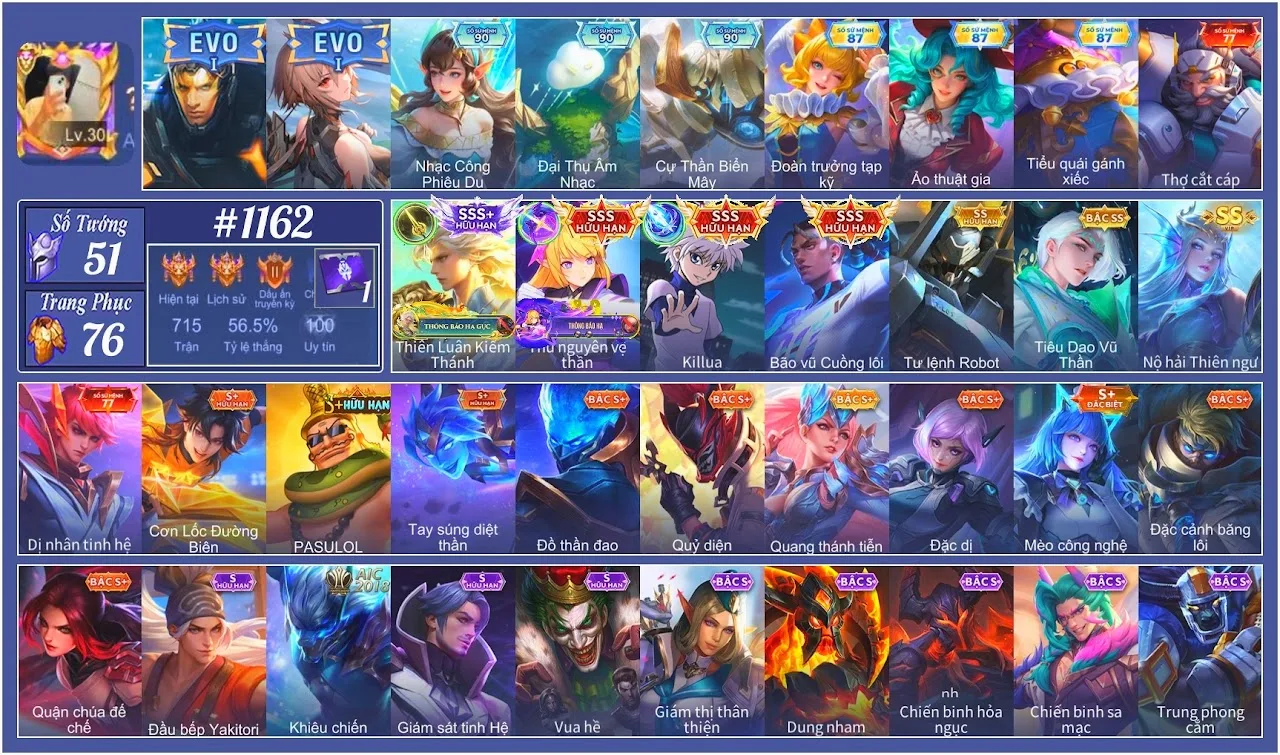 Acc Liên Quân Mobile #62