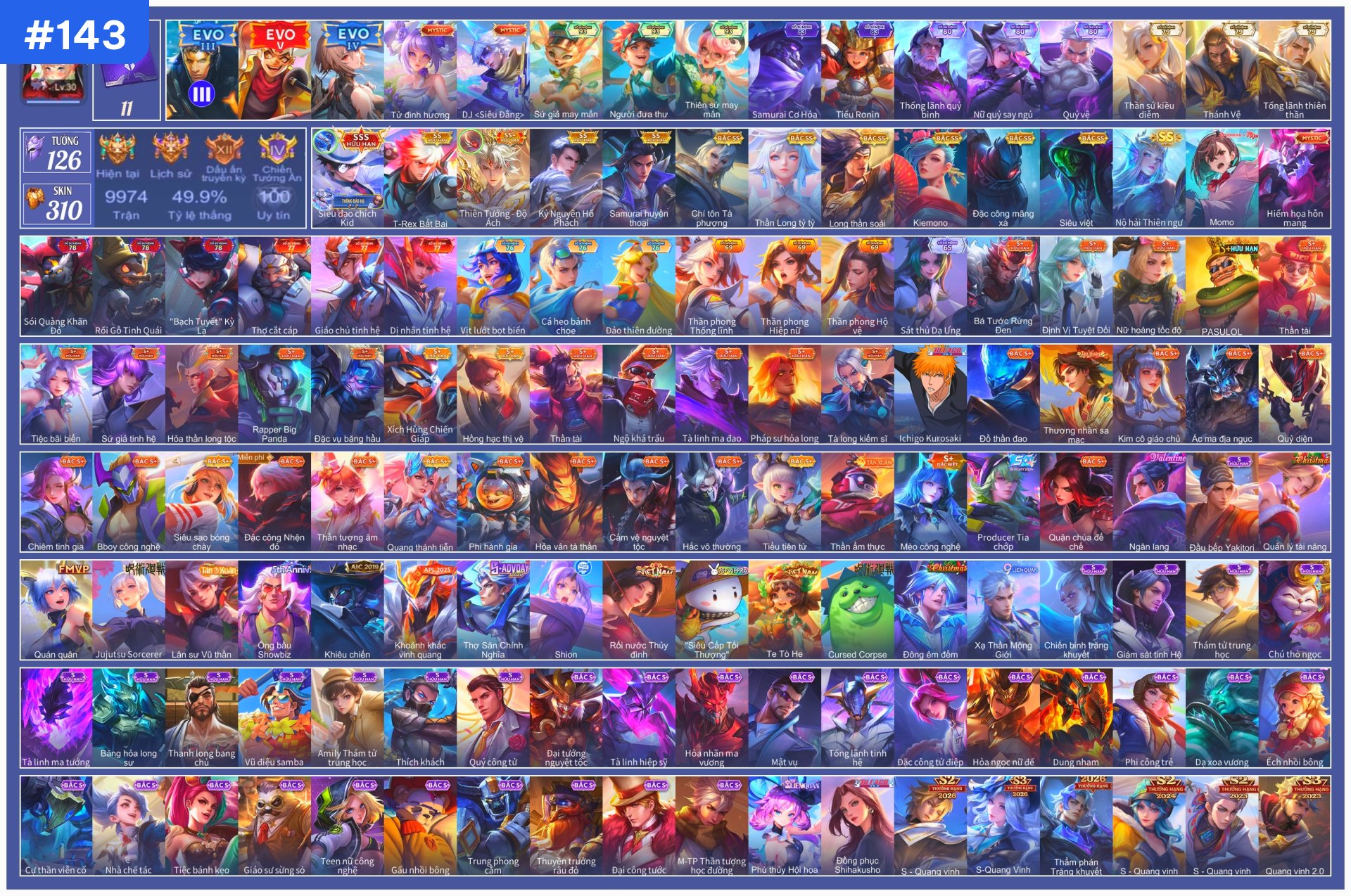 Acc Liên Quân Mobile #143