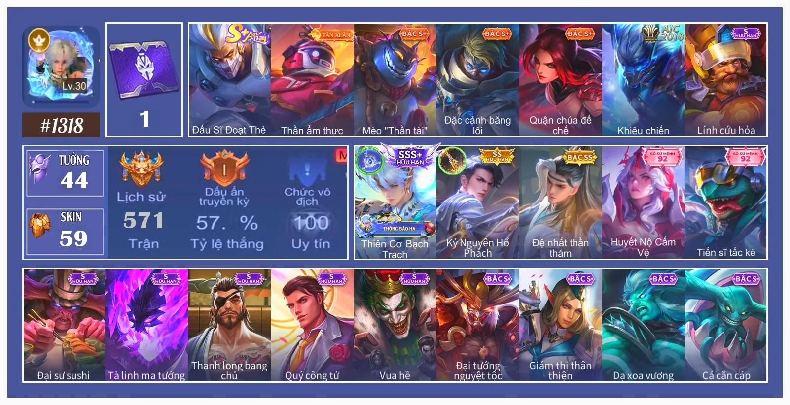 Acc Liên Quân Mobile #129
