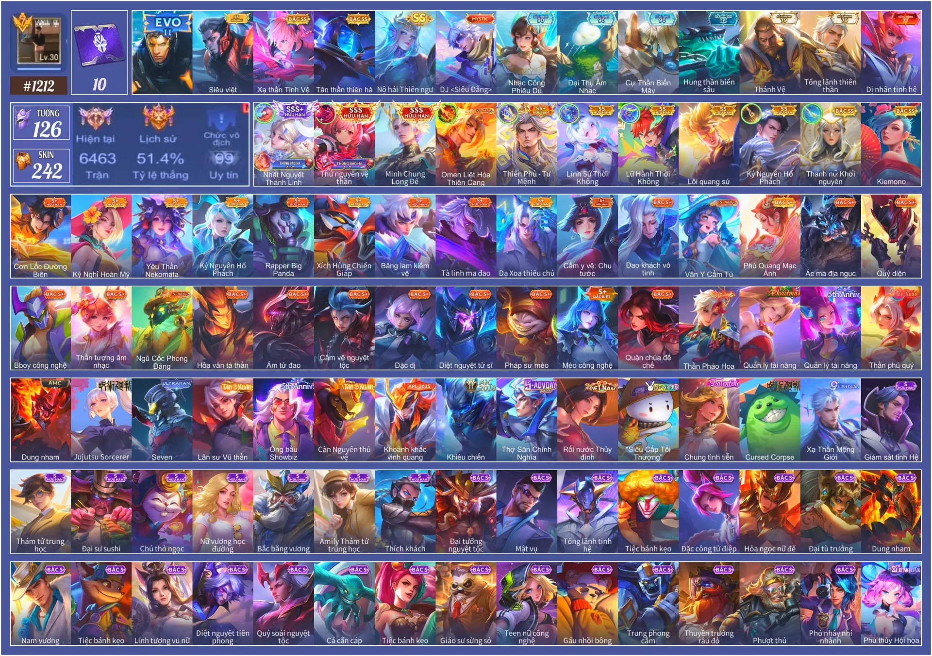 Acc Liên Quân Mobile #65