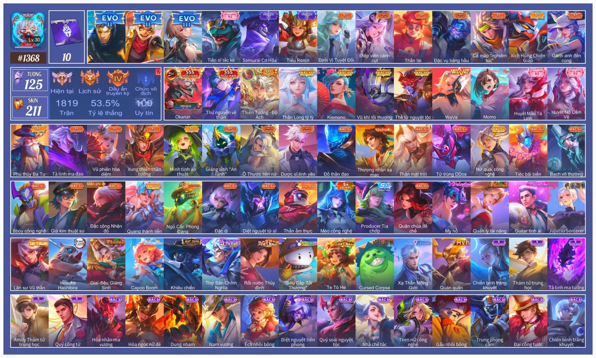 Acc Liên Quân Mobile #77