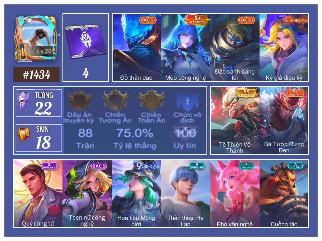 Acc Liên Quân Mobile #104